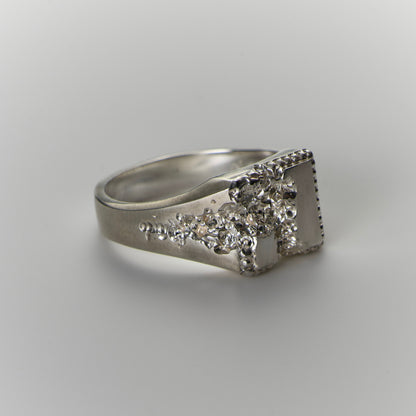 Fractured Beaded Square