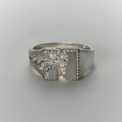 Fractured Beaded Square