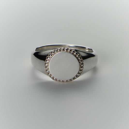BEADED ROUND SIGNET