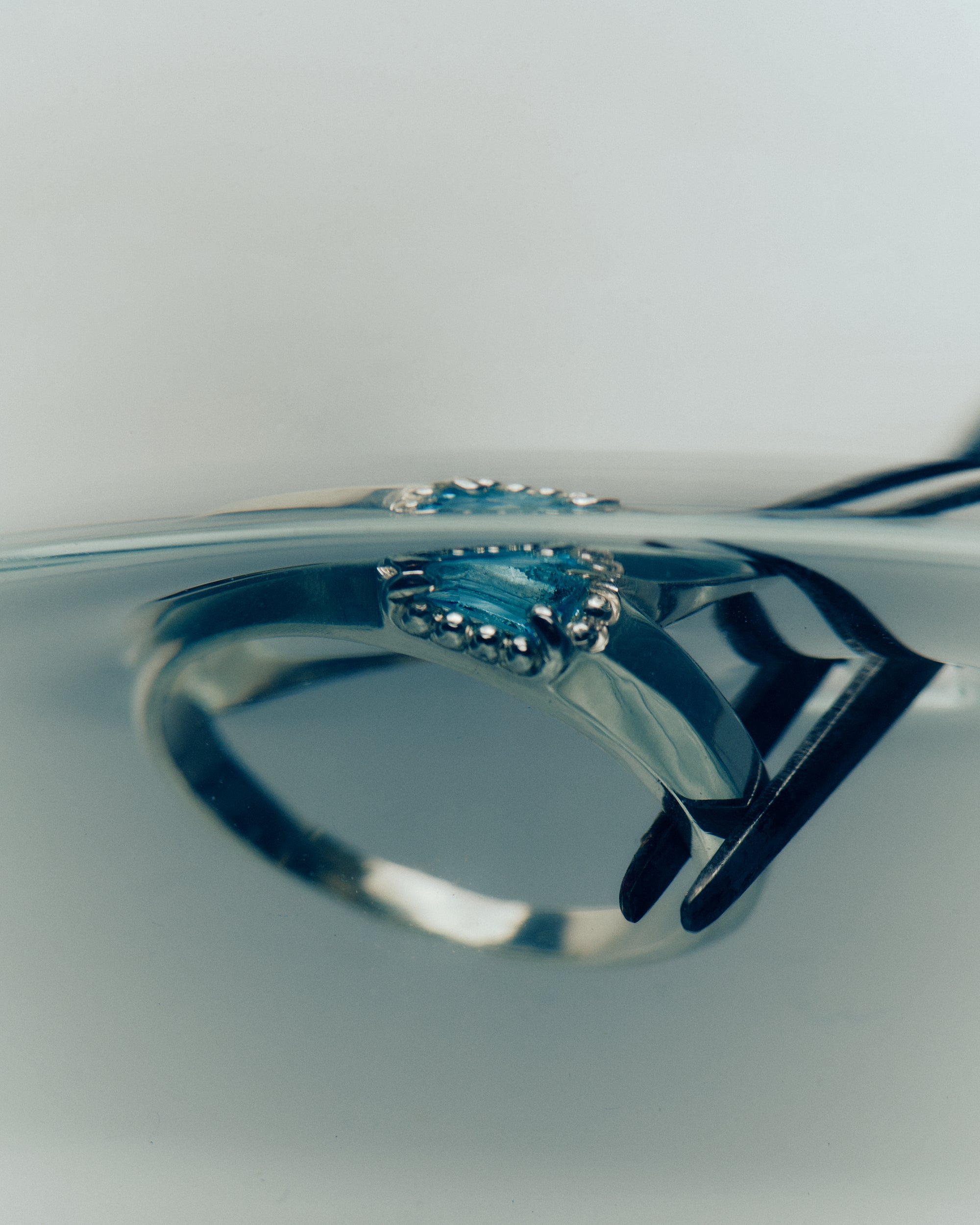 HORIZON OCT STONE RING シルバー　トパーズ OCT RING / SWISS BLUE TOPAZ – HORIZON