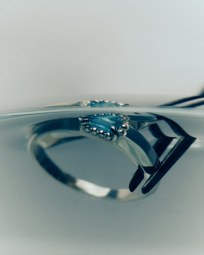 OCT RING / SWISS BLUE TOPAZ